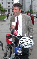 Photo of San Francisco Bike Mayor Andy Thornley